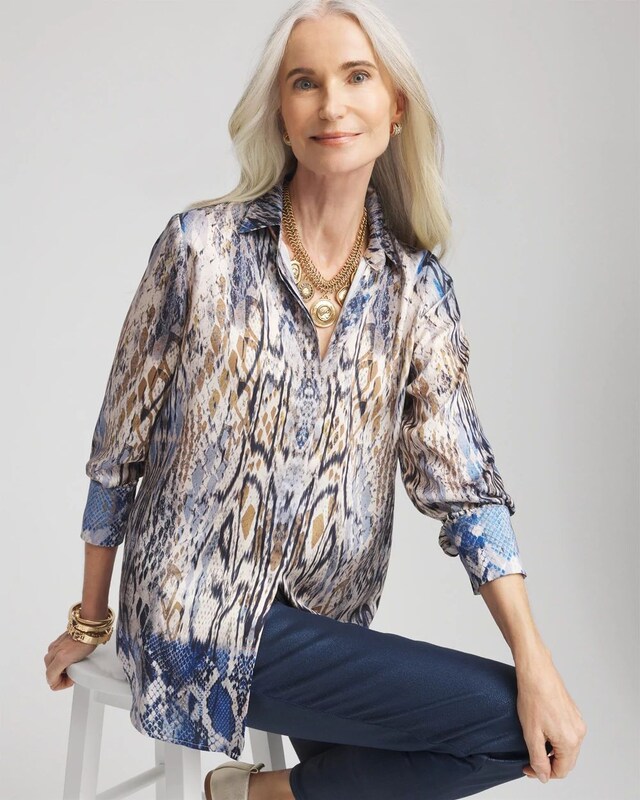 Ombre Snake Print Tunic - image 2